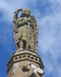 Rooftop angel at the Old Rectory